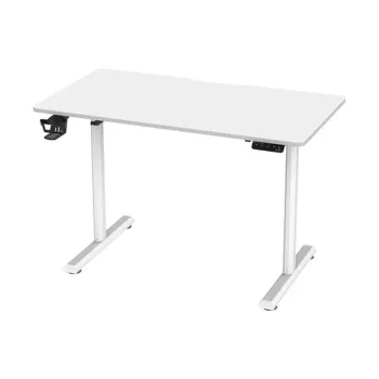 Escritorio Acteck Ergo Desk 1 ED717 - Madera,Acero - Altura Ajustable - Blanco - AC-937306