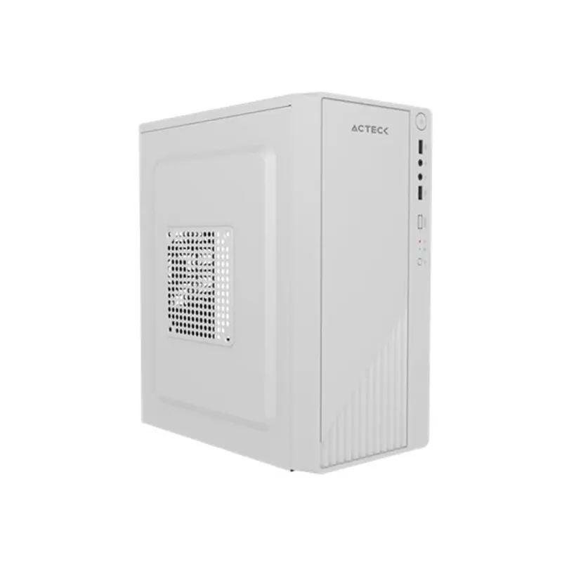 Gabinete Acteck Kioto GC220F - Mini Torre - Micro-ATX/Mini-ITX - Fuente 500W - Blanco - AC-939546
