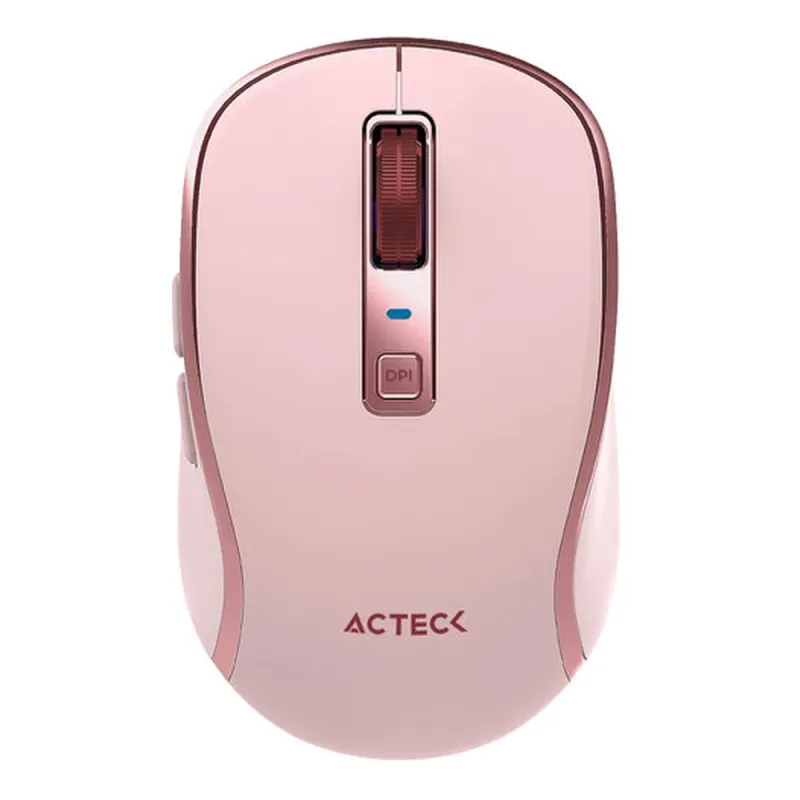 Mouse Acteck Optimize Trip Pro MI580 - Inalámbrico - 6 Botones - Rosa - AC-939614