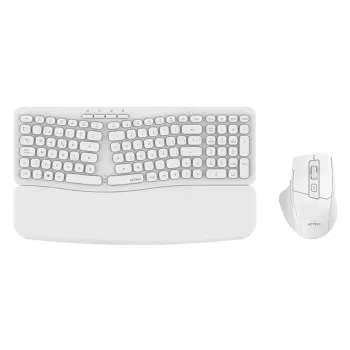 Kit Teclado y Mouse Acteck Creator Ultra Confort MK650 - Inalámbrico - Blanco - AC-939874