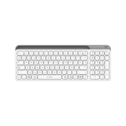 Teclado Acteck Inspire Trek TI747 - Inalámbrico - Bluetooth - USB - Español - Blanco - AC-940115