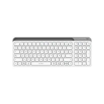 Teclado Acteck Inspire Trek TI747 - Inalámbrico - Bluetooth - USB - Español - Blanco - AC-940115