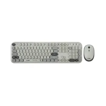 Kit Teclado y Mouse Acteck Creator Chic K- Colors MK485 - Inalámbrico - USB - Español - Gris - AC-940184