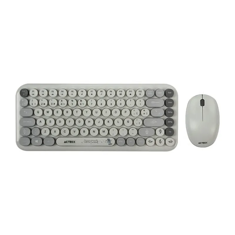 Kit Teclado y Mouse Acteck Creator Chic K- Colors MK480 - Inalámbrico - USB - Español - AC-940221