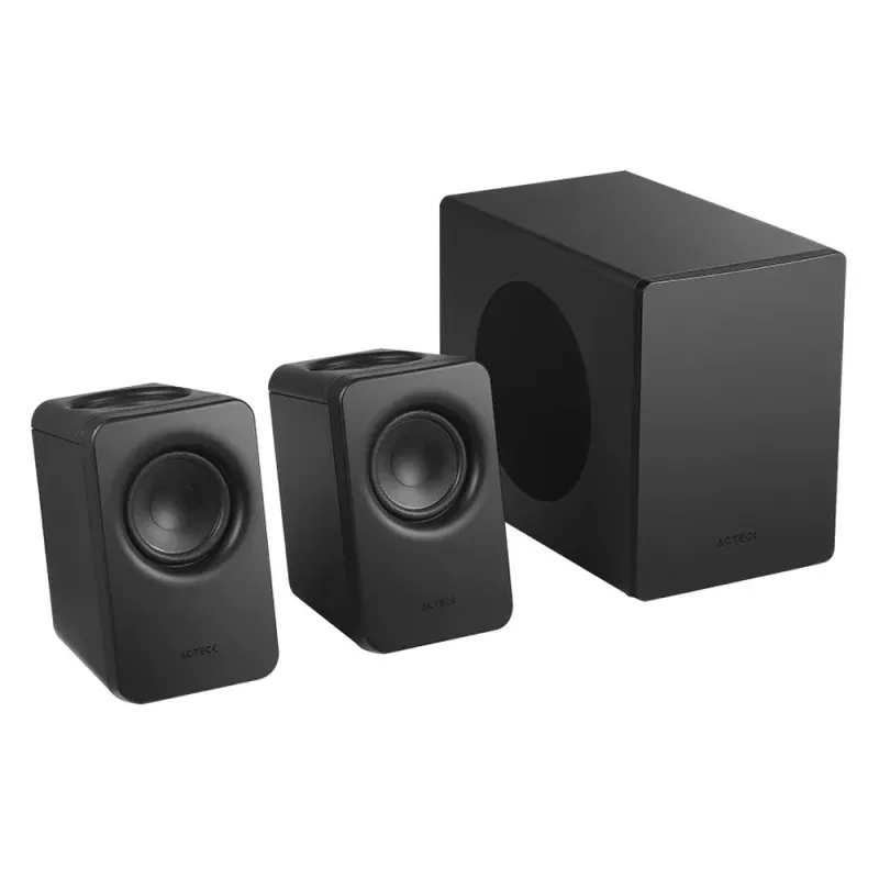 Bocinas Acteck Dynamic Exact Mini S-Pro BS495 - 60W - Bluetooth - Negro - AC-940832