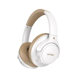 Audífonos Acteck Hype Epic HP750 - Inalámbrico - Bluetooth - Blanco con Dorado - AC-940863 Audífonos Acteck Hype Epic HP750 - Inalámbrico - Bluetooth - Blanco con Dorado - AC-940863