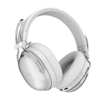Audífonos Acteck Luxe Pure HP730 - Inalámbrico - Bluetooth - Blanco - AC-940887