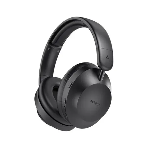 Audífonos Acteck Triton Pro HP636 - Inalámbrico - Bluetooth - Micrófono - Negro - AC-940924