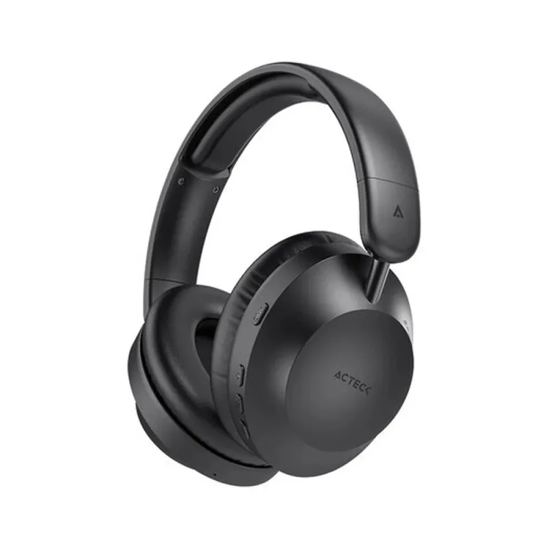 Audífonos Acteck Triton Pro HP636 - Inalámbrico - Bluetooth - Micrófono - Negro - AC-940924