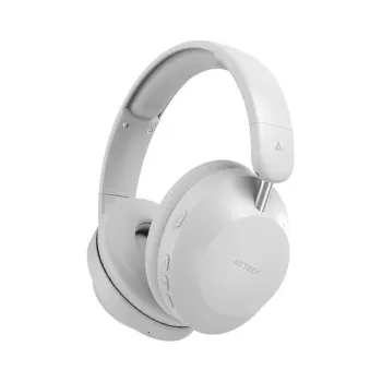 Audífonos Acteck Triton Pro HP636 - Inalámbrico - Bluetooth - Blanco - AC-940931