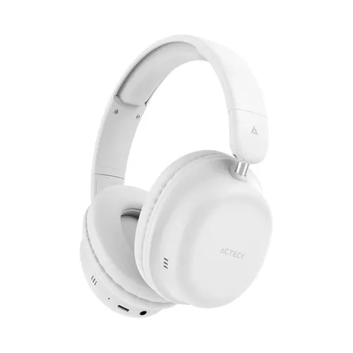 Audífonos Acteck Honour 2 Plus HP626 - Inalámbrico - Bluetooth - Micrófono - Blanco - AC-940955