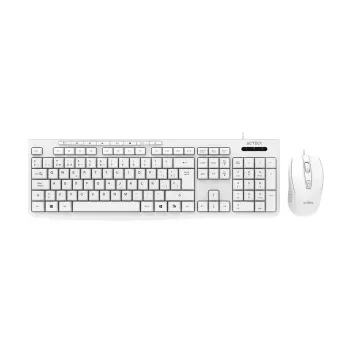 Kit Teclado y Mouse Acteck Creator Prime MK455 - Alámbrico - Español - Blanco - AC-941792