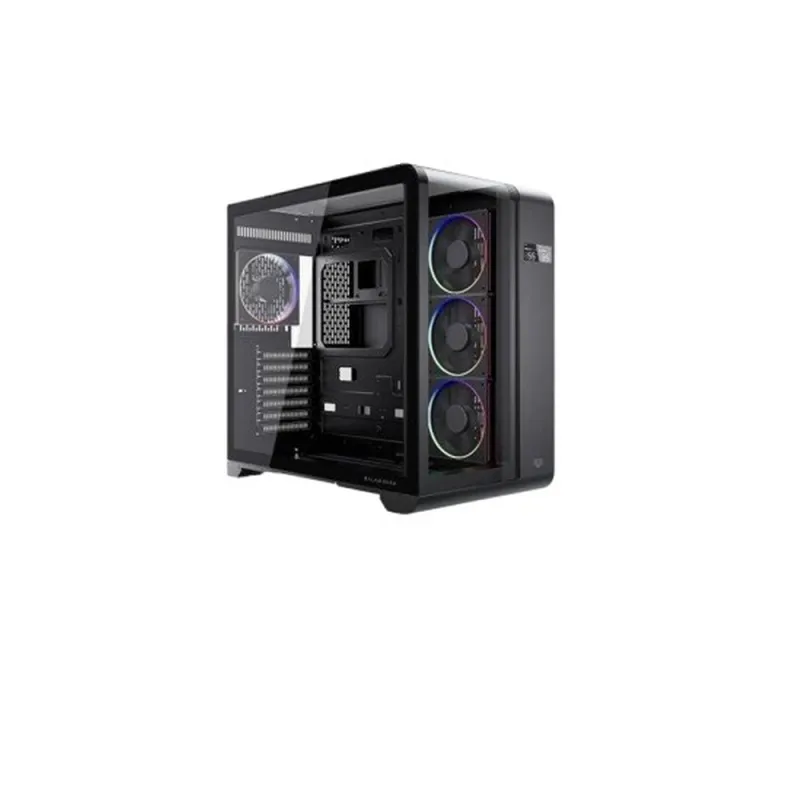 Gabinete Gamer Acteck Tank Expert Curve7400 - Media Torre - ATX/M-ATX/ITX - Panel Lateral - Pantalla de Monitoreo - 4 Ventiladores - BR-941594