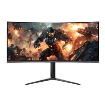 Monitor Gamer Balam Rush Extreme Earth MGM34P - 34" - UWQHD - 165Hz - HDMI - DisplayPort - Curvo - BR-942539
