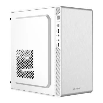 Gabinete Acteck Performance II GI215F - Mini Torre - Micro ATX/Mini ITX - Fuente 500W - Blanco - AC-940047