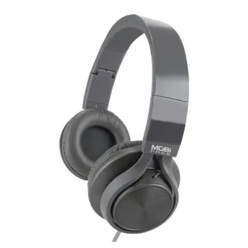Audífonos MobiFree MB-02012 - Alámbrico - 3.5 mm - Micrófono - Gris - MB-02012
