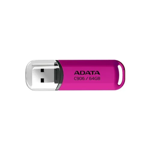 Memoria USB ADATA C906 - 64GB - USB 2.0 - Rosa - AC906-64G-RPP