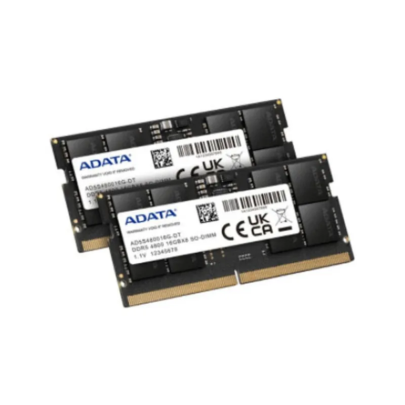 Memoria RAM ADATA AD5S480032G-S - DDR5 - 32GB - 4800MHz - SO-DIMM - para Laptop - AD5S480032G-S