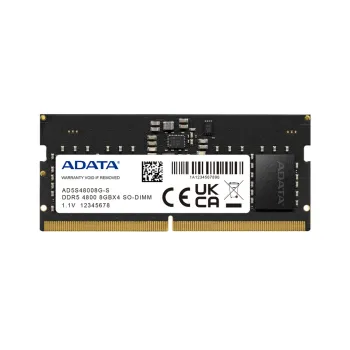 Memoria RAM ADATA AD5S48008G-S - DDR5 - 8GB - 4800MHz - SO-DIMM - para Laptop - AD5S48008G-S