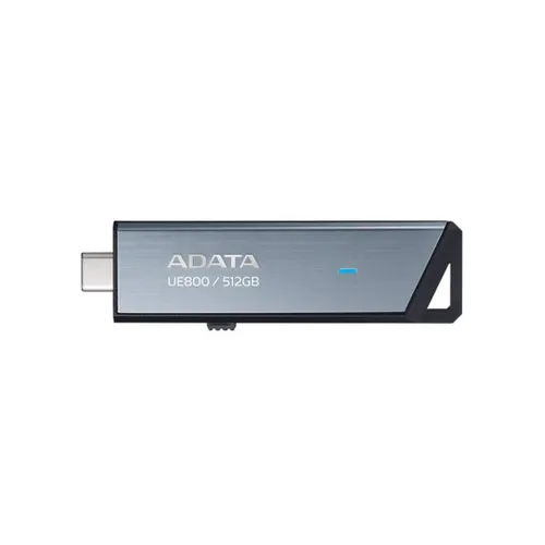 Memoria USB ADATA ELITE UE800 - 512GB - USB-C - Plata - AELI-UE800-512G-CSG