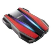 Disco Duro Externo ADATA HD770G - 2.5" - 1TB - USB 3.2 - Windows/Mac/Linux - RGB - Rojo - AHD770G-1TU32G1-CRD