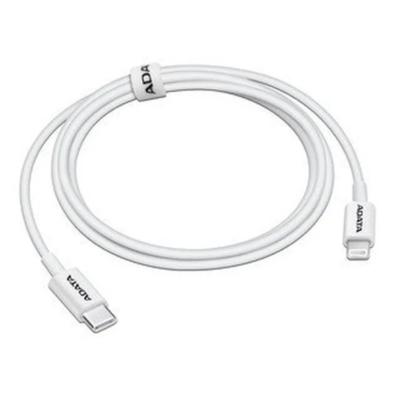 Cable ADATA AMFICPL-1M-CWH - USB-C a Lightning -1m - Blanco - AMFICPL-1M-CWH