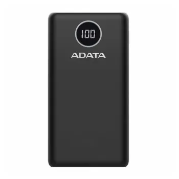 Power Bank ADATA P20000QCD - 20,000mAh - USB-A - USB-C - Negro - AP20000QCD-DGT-CBK