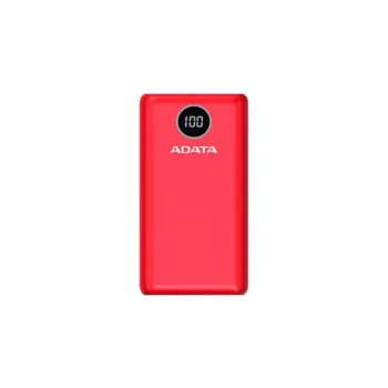 Power Bank ADATA P20000QCD - 20000 mAh - USB - Rojo - AP20000QCD-DGT-CRD