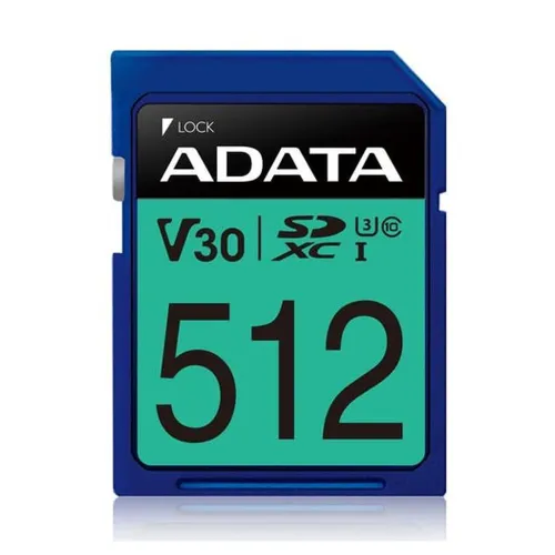 Memoria SDXC ADATA Premier Pro SDXC - 512GB - CL10 - ASDX512GUI3V30S-R Memoria SDXC ADATA Premier Pro SDXC - 512GB - CL10 - ASDX512GUI3V30S-R