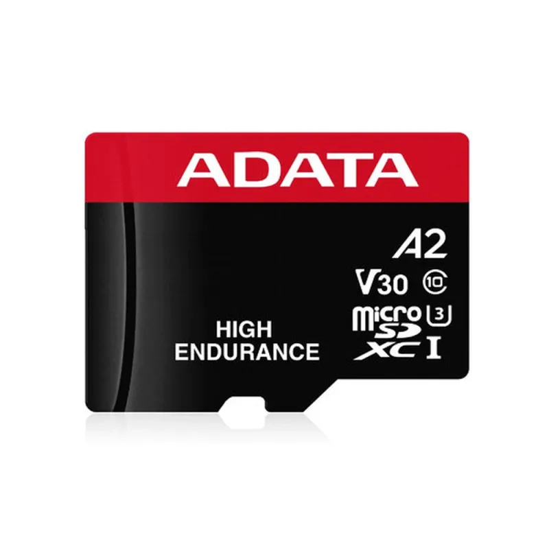 Memoria MicroSDXC ADATA High Endurance - 128GB - Clase 10 - UHS-I - C/Adaptador - AUSDX128GUI3V30SHA2-RA1