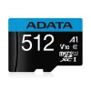 Memoria MicroSDXC ADATA Premier - 512GB - Clase 10 - UHS-I - C/Adaptador - AUSDX512GUICL10A1-RA1