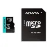 Memoria MicroSDXC ADATA Premier Pro - 64GB - C/Adaptador - AUSDX64GUI3V30SA2-RA1