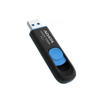 Memoria Usb Adata Dashdrive Uv128 128Gb Usb 3.0 Negro/Azul - AUV128-128G-RBE