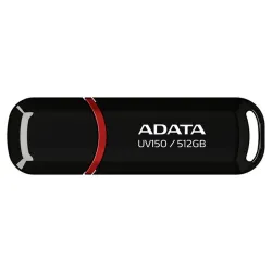 Memoria USB ADATA UV150 - 512GB - USB 3.0 - Negro - AUV150-512G-RBK Memoria USB ADATA UV150 - 512GB - USB 3.0 - Negro - AUV150-512G-RBK