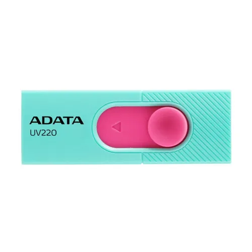 Memoria USB ADATA UV220 - 32GB - USB 2.0 - Turquesa/Rosa - AUV220-32G-RGNPK