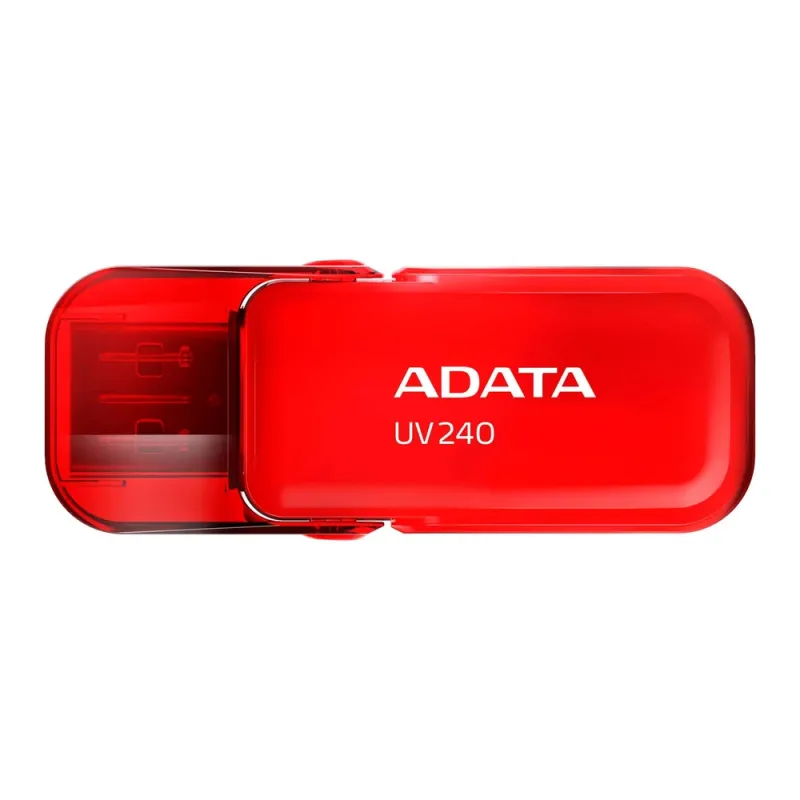 Memoria USB ADATA UV240 - 64GB - USB 2.0 - Rojo - AUV240-64G-RRD
