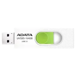 Memoria Usb Adata Uv320 64Gb Usb 3.2 Blanco/Verde - AUV320-64G-RWHGN Memoria Usb Adata Uv320 64Gb Usb 3.2 Blanco/Verde - AUV320-64G-RWHGN