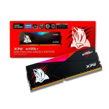 Memoria RAM ADATA XPG SPECTRIX D50 Grizzly - DDR4 - 8GB - 3200MHz - DIMM - para PC - AX4U32008G16A-SB50GZ