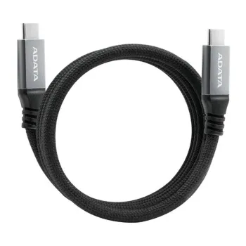 Cable USB-C ADATA CACCU3 - 1m - Magnético - Negro - CACCU3-100W-100AN-BK