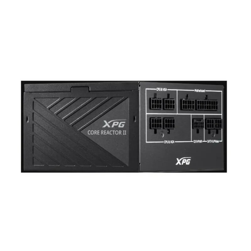 Fuente de Poder ADATA XPG CORE REACTOR II - 750W - ATX - 24-pin - 80 PLUS Gold - COREREACTORII750G-BKCUS