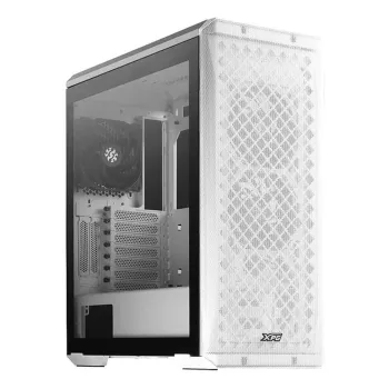 Gabinete Gamer ADATA XPG DEFENDER - Media Torre - ATX/E-ATX/CEB/EEB/Micro-ATX/Mini-ITX - 3 Ventiladores - Panel Lateral - DEFENDER-WHCWW