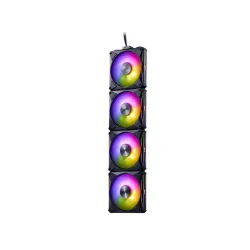 Ventilador ADATA XPG Hurricane MAG 120 ARGB - 120mm - 4-Pin - Magneticos - 4 Piezas - HURRICANEMAG120ARGBPWM4C-BKCWW