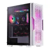 Gabinete Gamer ADATA XPG STARKER AIR - Media Torre - ATX/Micro ATX/Mini ITX - 2 Ventiladores - Panel Lateral - Blanco - STARKERAIR-WHCWW