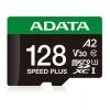 Memoria MicroSDXC ADATA Speed Plus - 128GB - Clase 10 - C/Adaptador - UD128GUI3V30A2SP-RA1