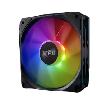 Ventilador ADATA XPG VENTO R 120 ARGB PWM - 120mm - 1600 RPM - 4 Pines - Negro - VENTOR120ARGBPWM-BKCWW