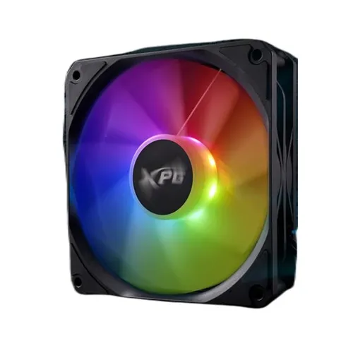 Ventilador ADATA XPG VENTO R 120 ARGB PWM - 120mm - 1600 RPM - 4 Pines - Negro - VENTOR120ARGBPWM-BKCWW