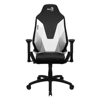 Silla Gamer AeroCool Admiral - Soporta 150kg - Negro con Blanco y Gris - 4710562758252