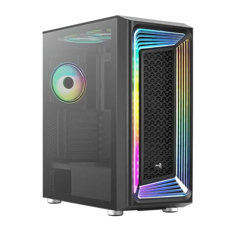 Gabinete Gamer AeroCool Interstellar-G-BK-v1 - Media Torre - ATX/Micro ATX/Mini-ITX - Panel Lateral - 4711099473649