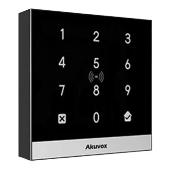 Teclado de Control de Acceso Akuvox A02 - RFID - NFC - PIN - PoE - A02