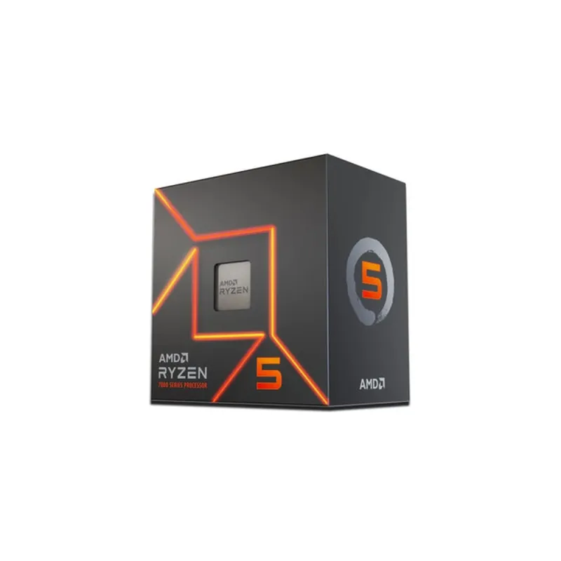 Procesador AMD Ryzen 5 7600 - 3.8GHz - 6 Núcleos - Socket AM5 - 32MB Caché - 65W  - 100-100001015BOX